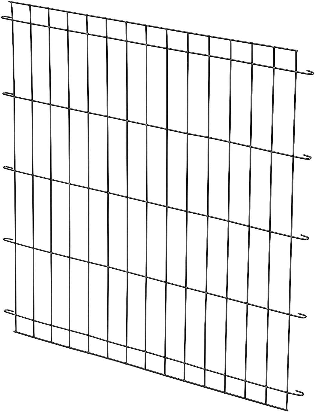 MidWest Homes for Pets Dog Crate Divider Panel for 30-inch Pet Cages, Adjusts Living Space, Fits Midwest Crate Models 1630, 1630DD, 1930 and 730UP, Black E-Coated, 04DP Black 20.7"L x 21.2"W x 0.6"H Models 1630, 1630D, 1930DD