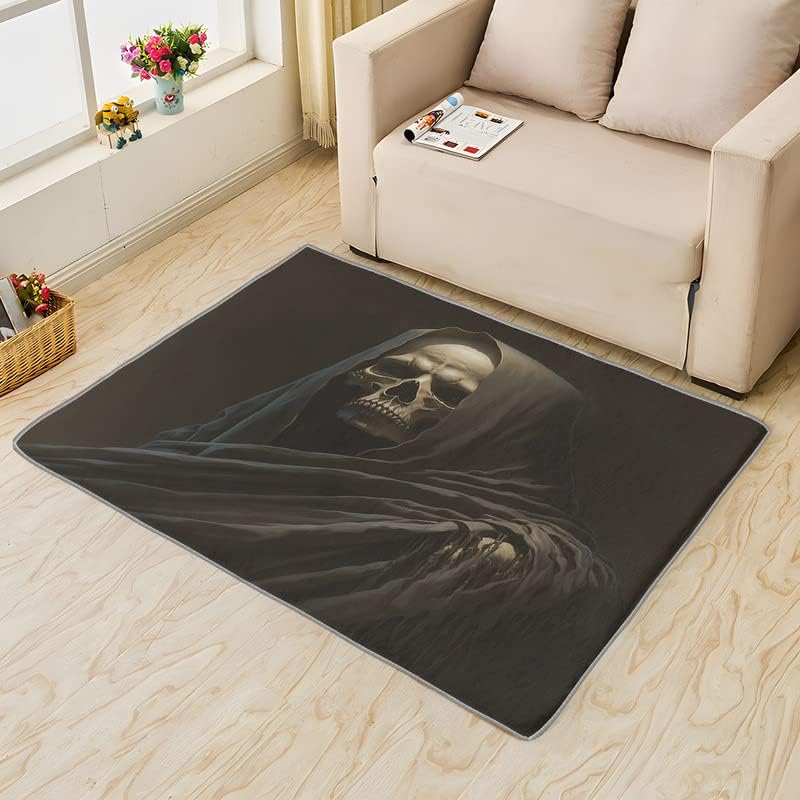 Miniatura 4 de Alfombras lavables para entrada, sala de estar, dormitorio, alfombra de la parca y decoración del hogar, alfombra de área de terror de 2 x 3,