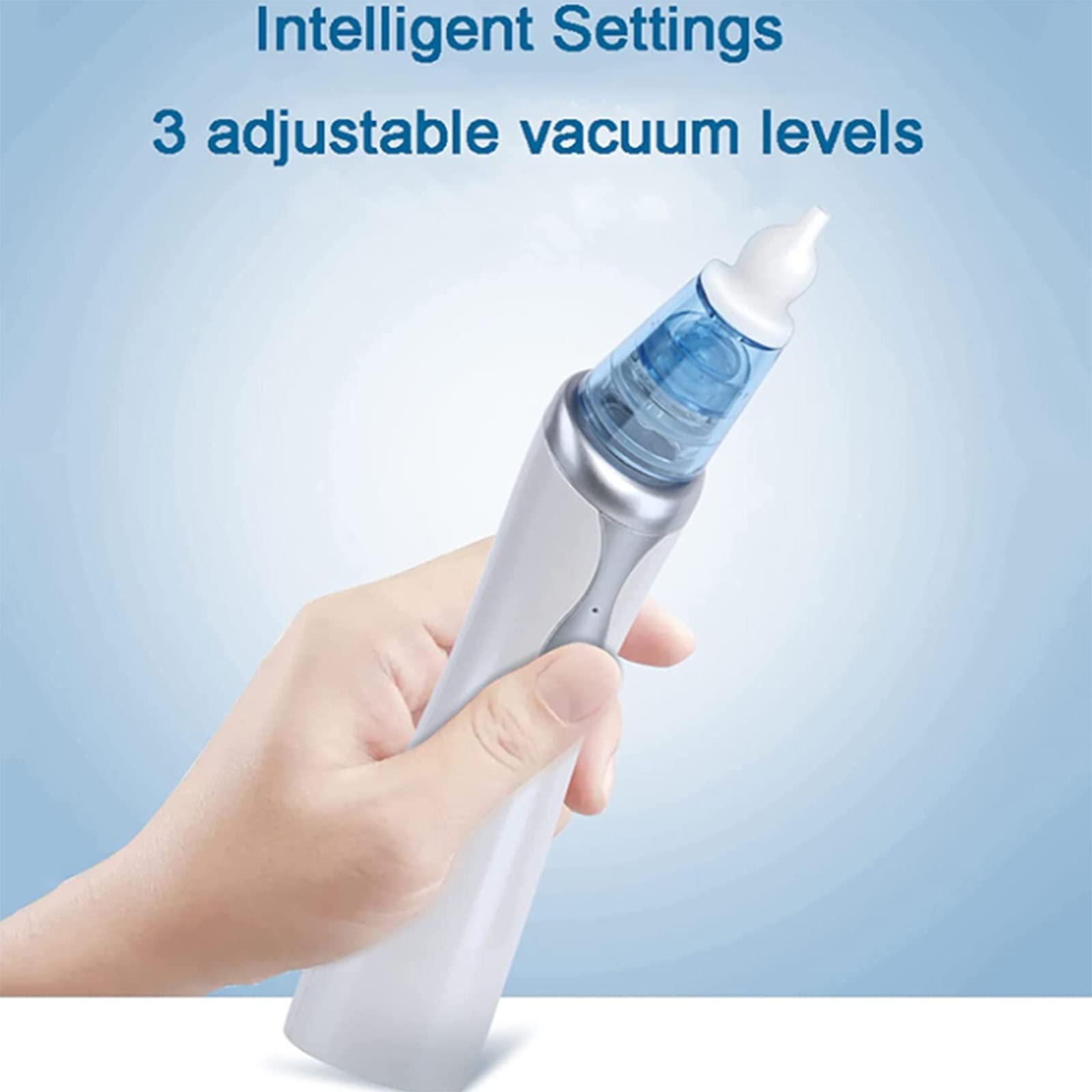 PEAMAN Lavado Nasal, Aspirador Nasal automatico Bebe limpiamocos electrico portatil para Cualquier...