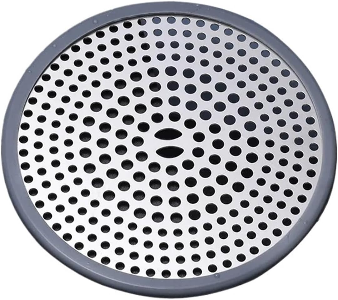 Stainless Steel Round Floor Drain Filter, Hair, Anti-clogging(WHITE)