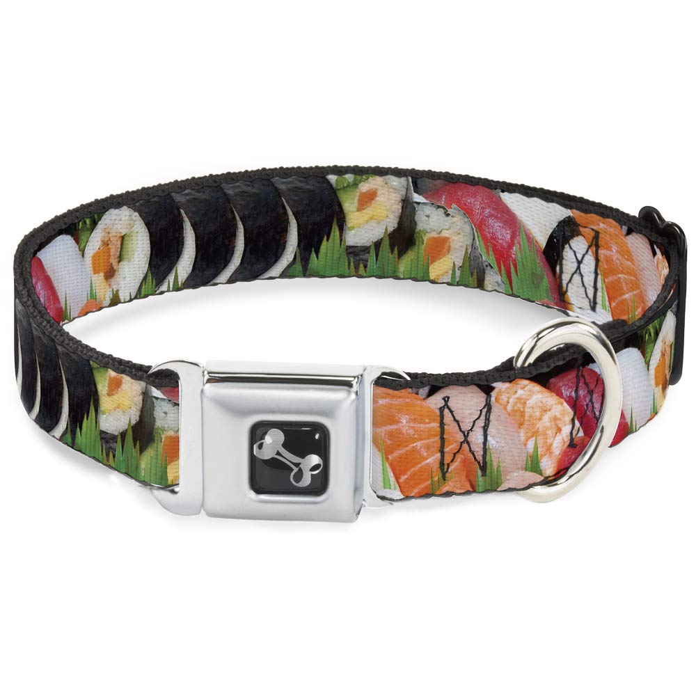Collier de chien sushi Buckle Down anti irritation pour petit cou