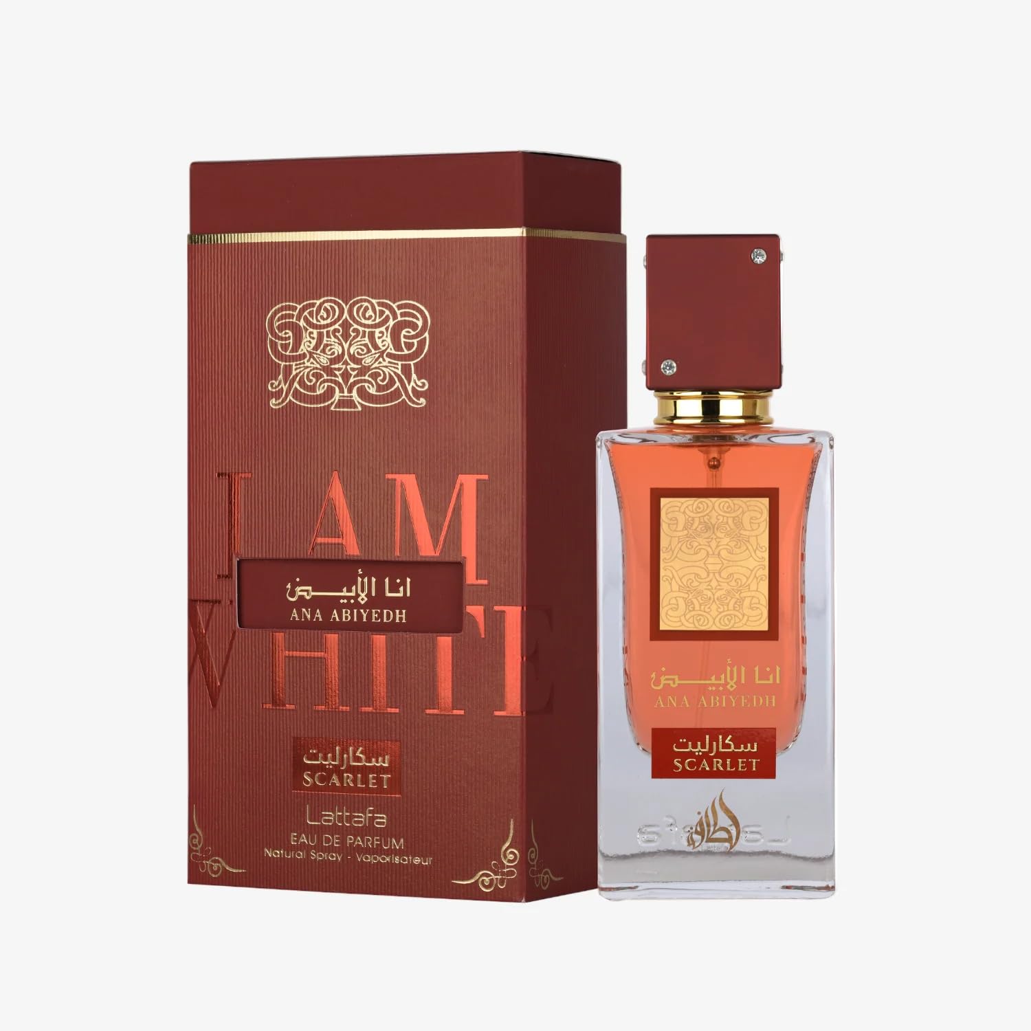 Amazon.com: Lattafa Ana Abiyedh Scarlet – Fruity, Floral, Spicy