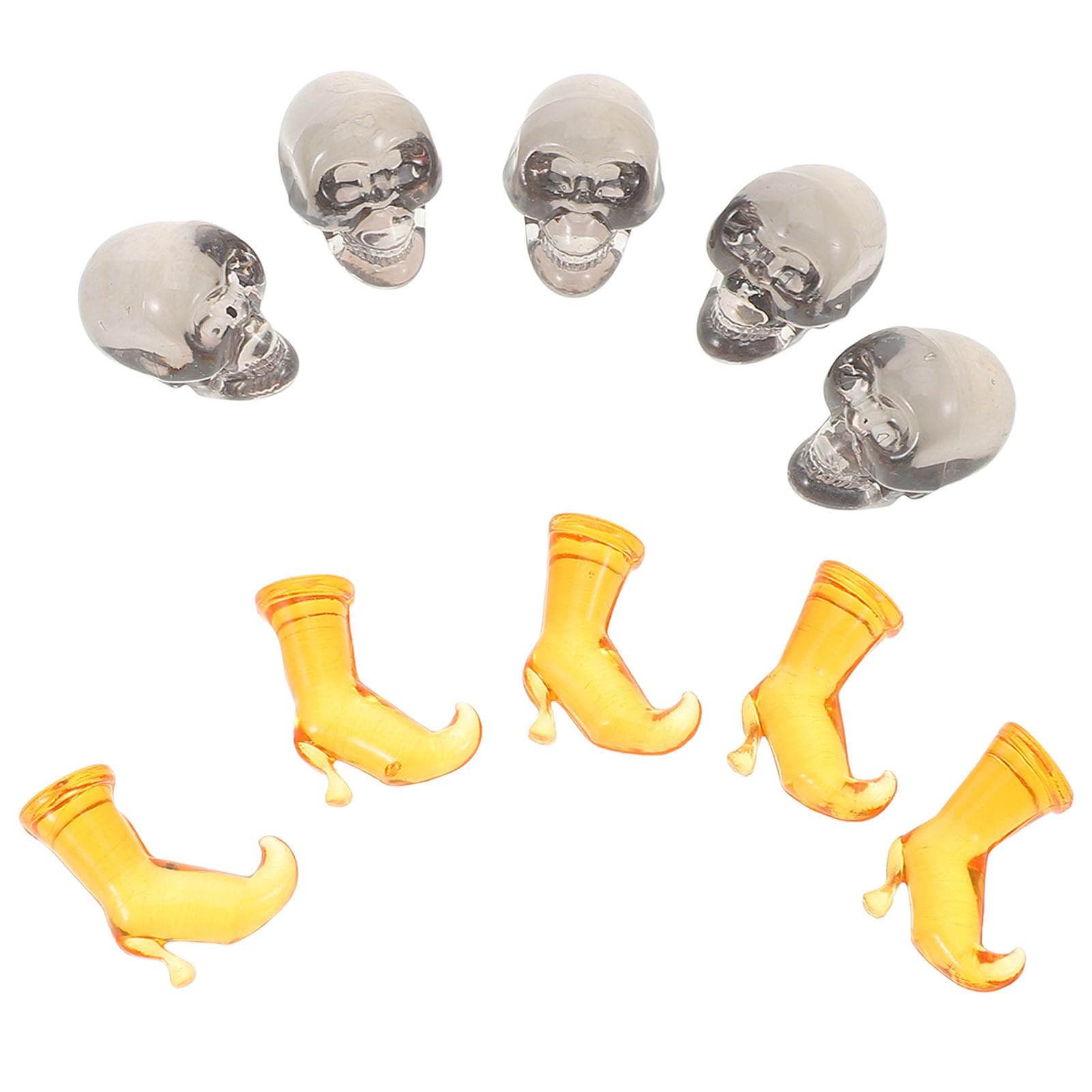 Adorno de Calavera para Escritorio Halloween, Plástico