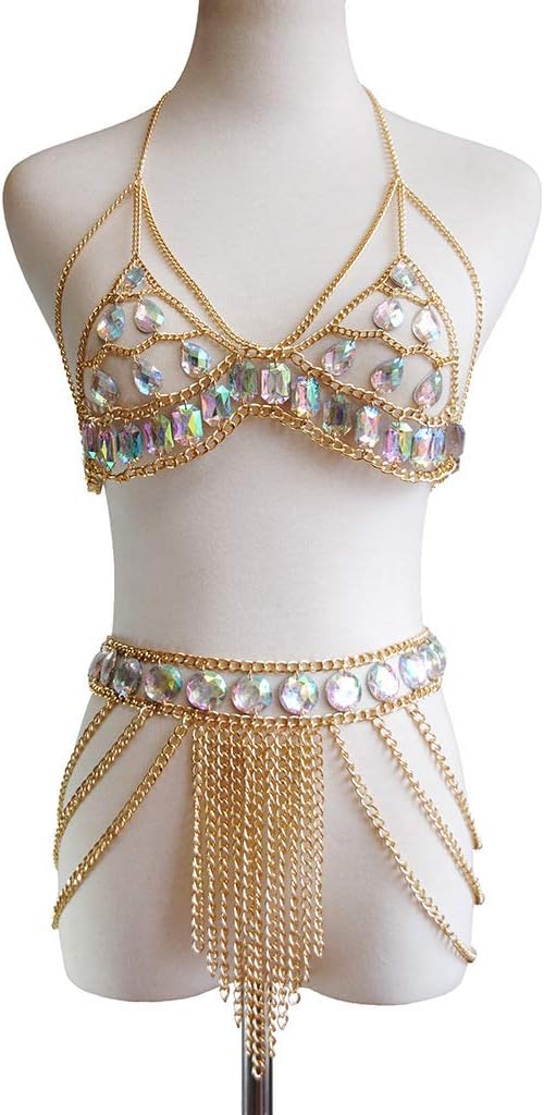 Connie Cloris Women's Sexy Suit Body Chain