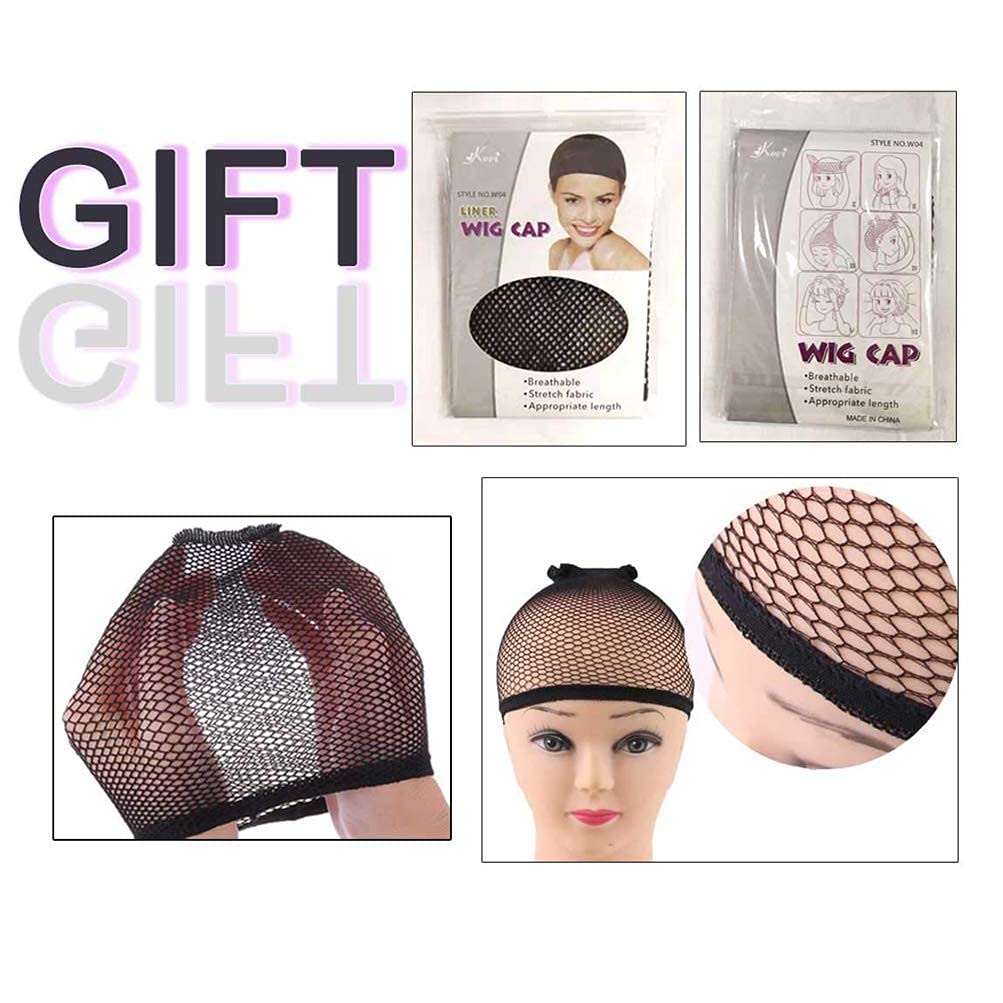 Peluca para hombre rubia corta peluca rizada en capas peluca sintética de juego de rol de fiesta de Halloween con sombrero
