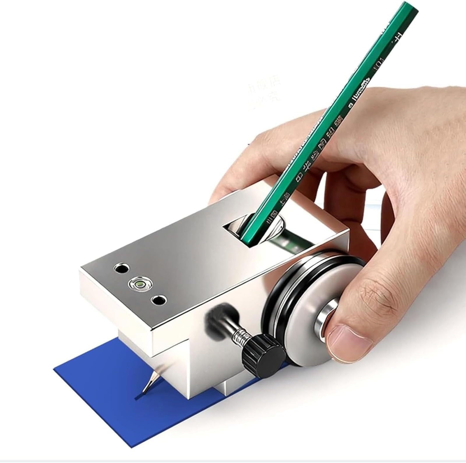 Pencil Indentation Hardness Tester, Paint Coating Film Scratch Tester Kit, 500/750/1000g Weights Optional, 45° Angle and Three-Point Contact Structure, for Labs, Industrial