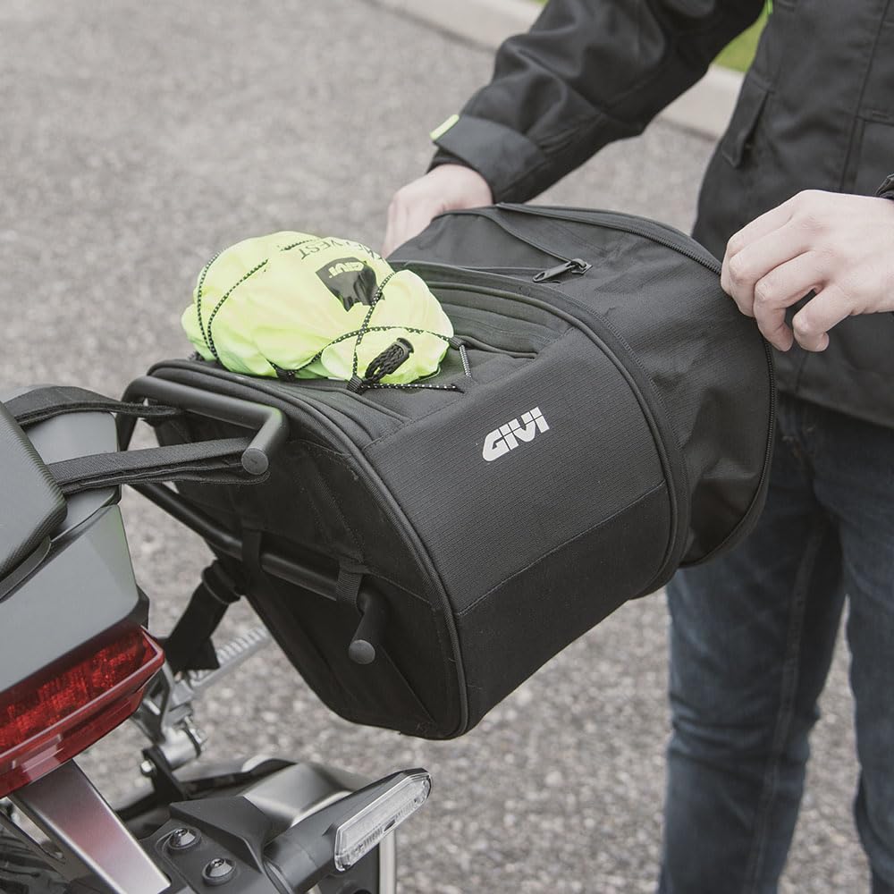 GIVI BORSE LATERALI SOFFICI MOTO EASY 11 18-25 LT POLIESTERE RIPSTOP 600D COMPATIBILE HONDA ADV 350