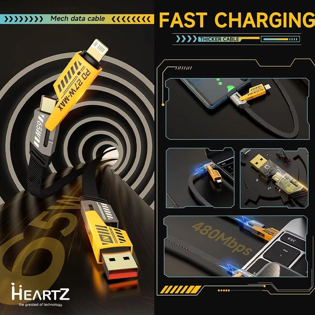 USB C DÜZ ÖRGÜLÜ HASIR AAA KALİTE 4 ü 1 arada 65/27 W 2 TO 2 FLAT FAST WIRE CABLE PD USB TYPE C İOS 4 LÜ ŞARJ KABLOSU VE VERİ AKTARIM DATA KABLO TÜM CİHAZLAR İÇİN GENİŞ UYUMLULUK HAYAT KURTARIR