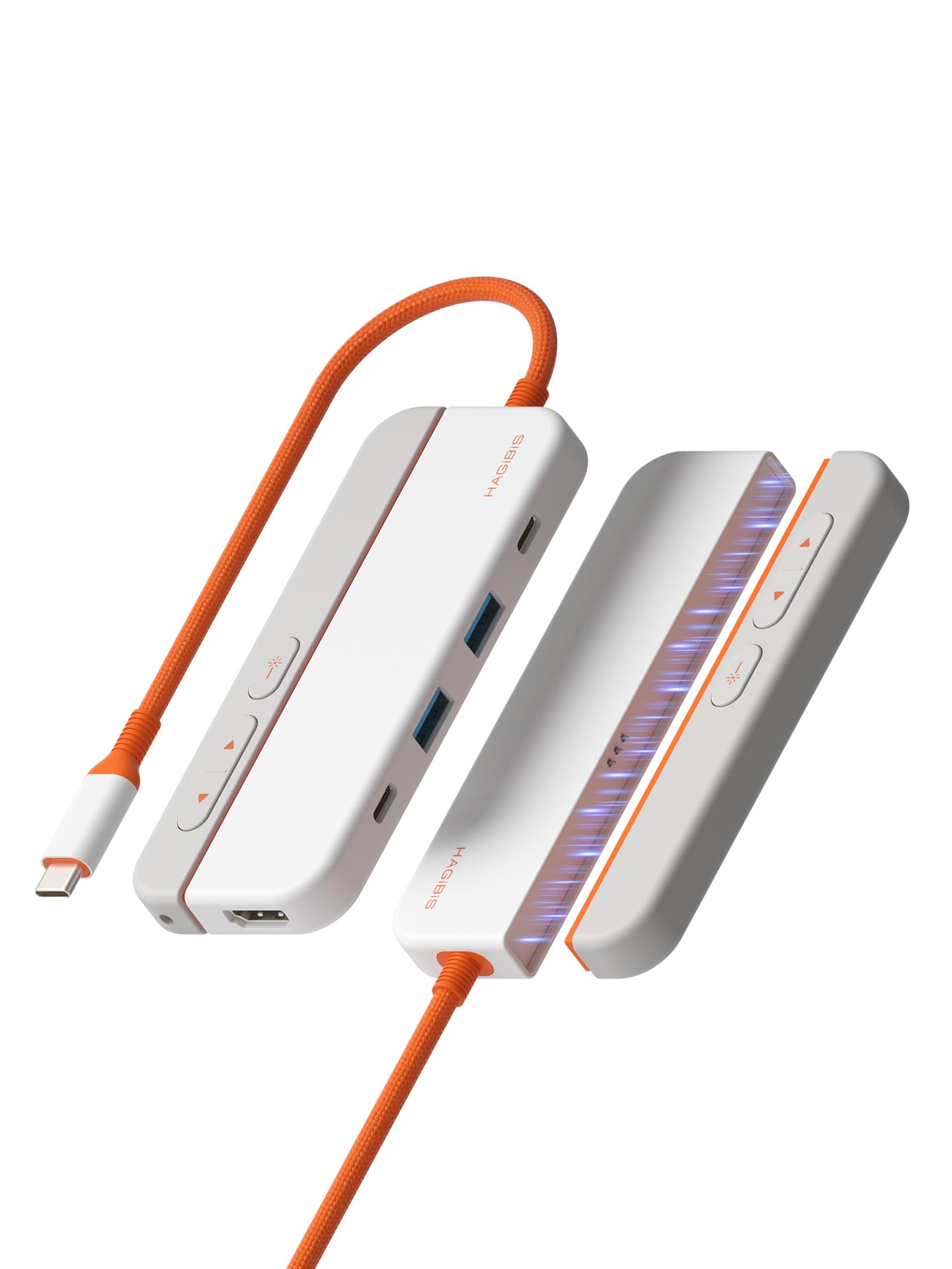 Hagibis USB C Hub with Presentation Clicker, 5 in 1 Multi-Port USB Adapter