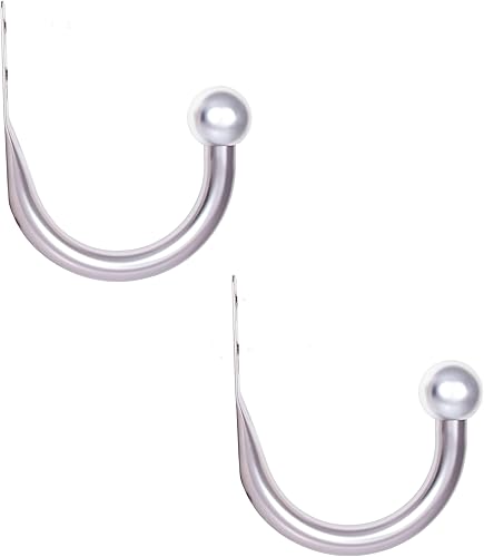 Kenney 58723012 Classic Drapery Holdback, níquel satinado, paquete de 2