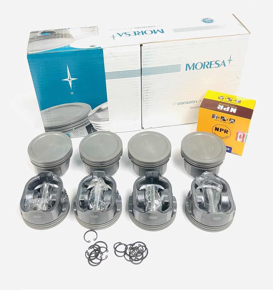 Hypereutectic Dish Pistons & Moly Rings compatible with 2004-2007 GM 5.3L LM7 L59 LM4 Engines. Click size needed before adding to Cart!! (+.020" Over size 3.800" Diameter)