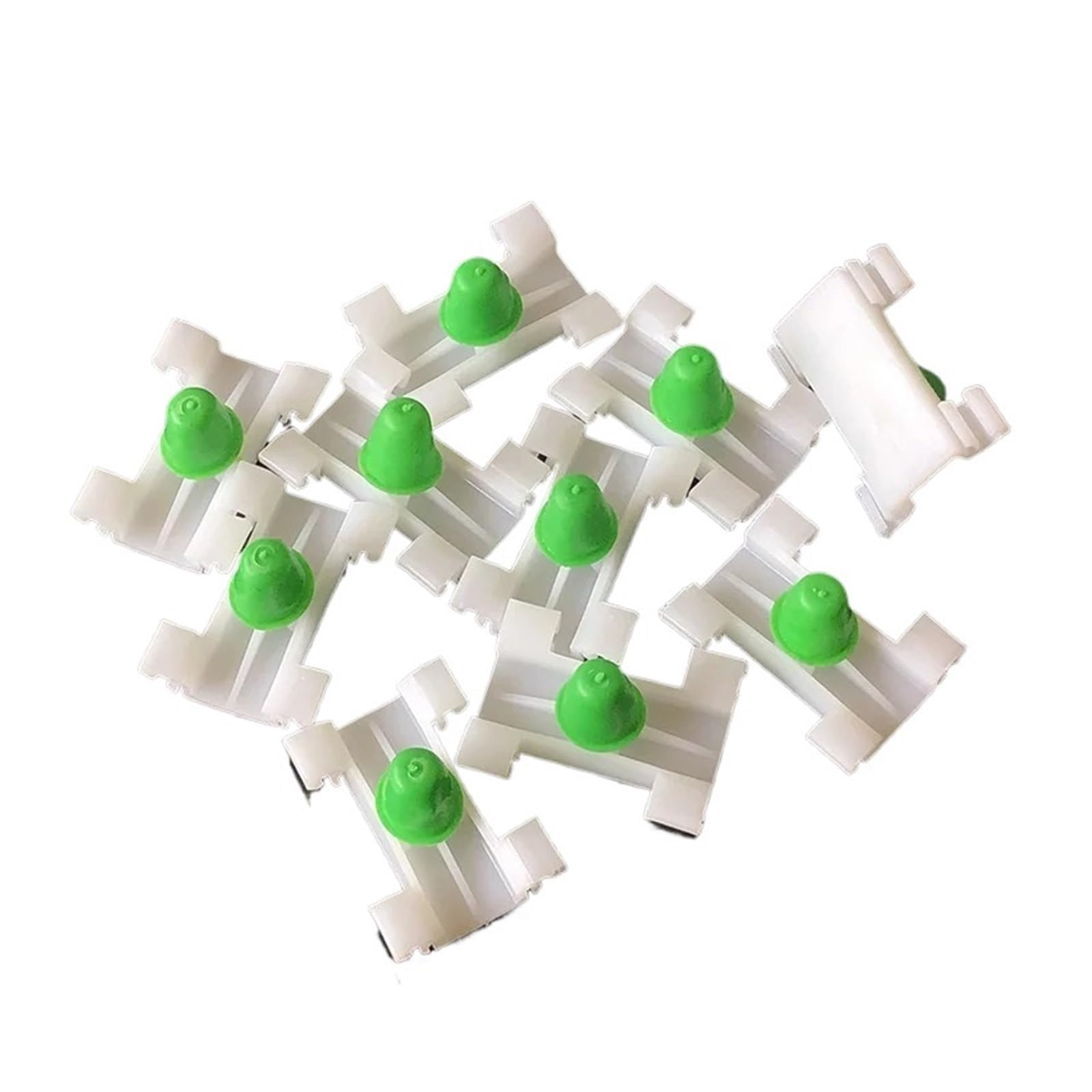 Nlnkdtdpak 20Pcs 10/ Moulding Clip Nylon Retainer With Rubber Boot 51138166675 Fit For Bmw E38 E39 For Fiat Replaces 71717421 For Auveco Clips(20Pcs)