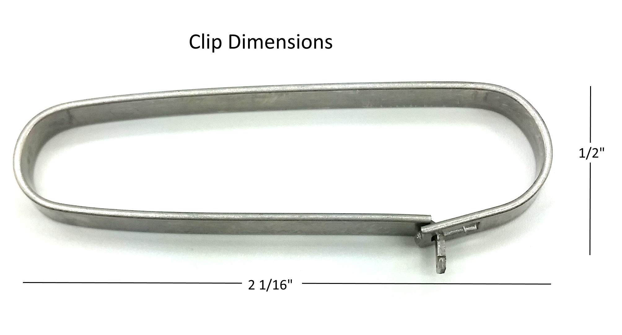Sign Clips 12 Pcs Stainless Steel - Real Estate Sign Hanging Clips For ...