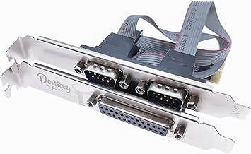 PCI Express Card with 2 Ports DB9 RS232 Series + 1 DB25 Parallel LPT Port - Multiple USB 3.0 Controller for PC