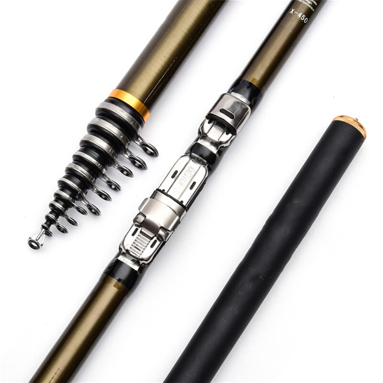 Hover Rods Portable Spinning Rod RIFT Venture Telescopic Fishing Rod – Carbon ...