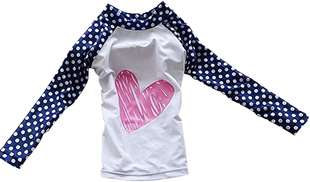 LOSORN ZPY Baby Girl Swimsuit Two Pieces Toddler Kid Long Sleeve Rash Guard UPF 50+: Clothing, Shoes & Jewelry