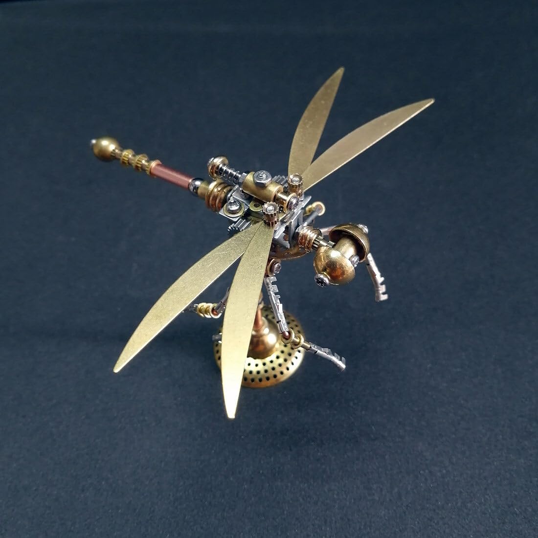 Metalowe puzzle 3D z owadami, 152 części, ważka 3D, zestaw modelarski, "zrób to sam", steampunk, metalowa mechaniczna ważka, zestaw puzzli, model 3D, zestaw dla dorosłych i dzieci