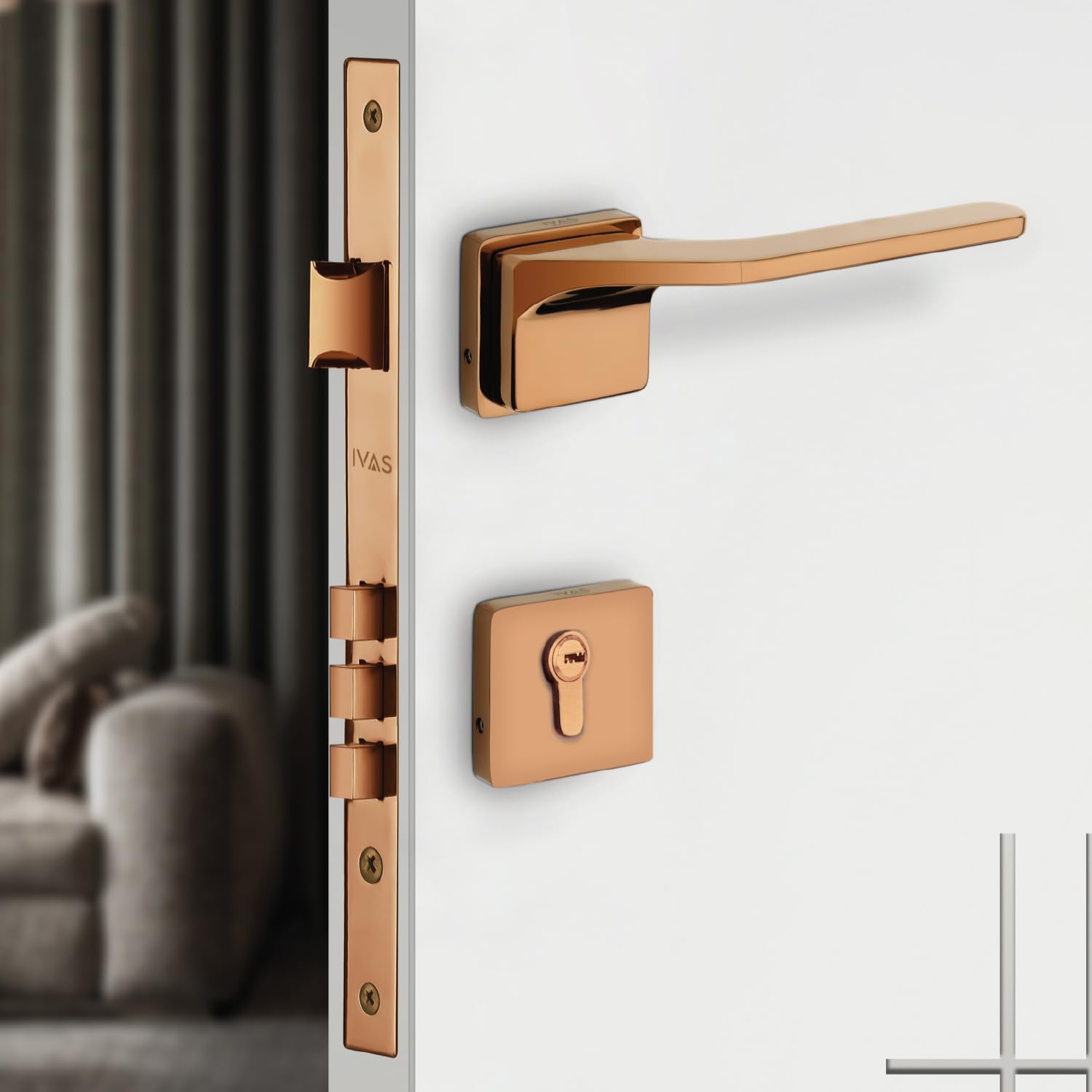 See full amazon price history chart for IVAS Andria Zinc Premium Door Lock for Main Door | Mortise Door Lock for Bedroom | Door Lock Handle Set- 3 Brass Keys for Home, Office, Hotel | Rose Gold PVD Finish | 5-Year Warranty IVAS Andria Zinc Premium Door Lock for Main Door | Mortise Door Lock for Bedroom | Door Lock Handle Set- 3 Brass Keys for Home, Office, Hotel | Rose Gold PVD Finish | 5-Year Warranty (B0DGQCR64P) Amazon Price History, Amazon Price Tracker