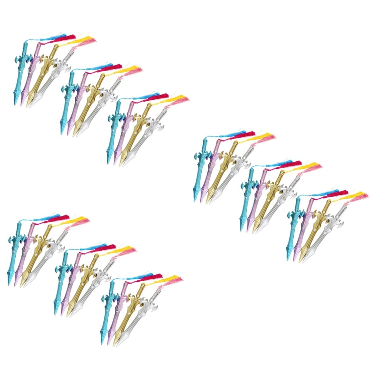 3 Set Penne Gel Creative Con Ciondolo Frange Per Scrittura Ufficio E Scuola Design Accattivante E Facili Trasportare Per Regali 12 Pezzi*3