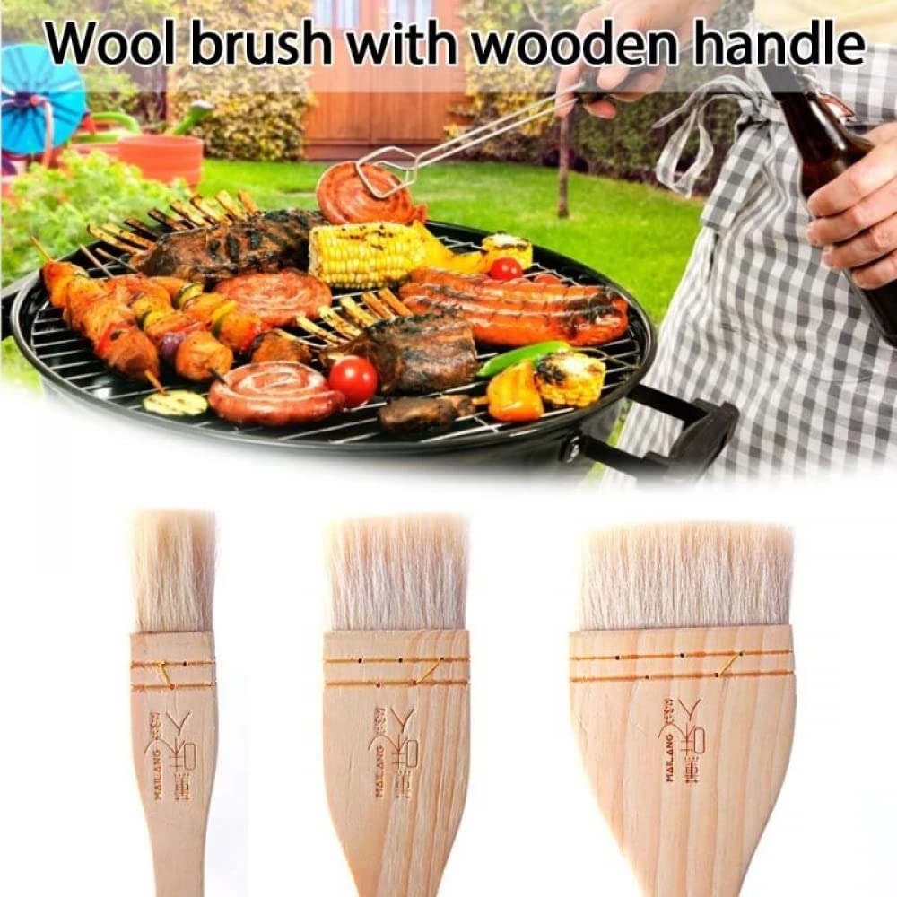 YXSH Accessori per La Cucina Pennello per Olio Pennello per Pasticceria Strumento Multifunzionale per L'applicazione del Pennello per Torta per Barbecue per Uso Alimentare