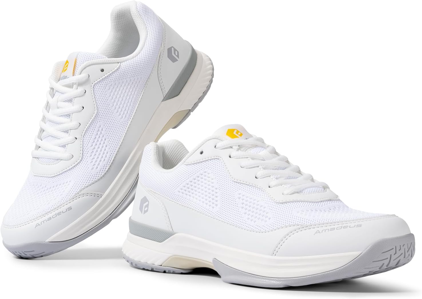 FitVille Wide Pickleball Shoes for Women Tennis Court Shoes Sneakers Court Racquetball Athletic Shoes | Racquet Sport | Arch Support & Wide Toe Box