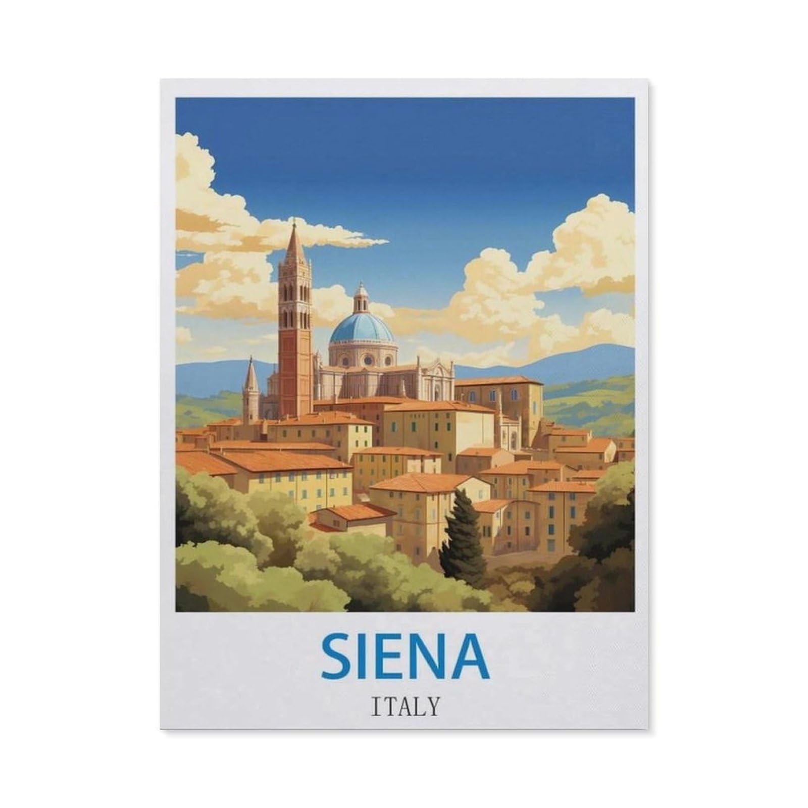 BEAYODKP 5D DIY Diamond Painting，Siena Italy（50x60cm）