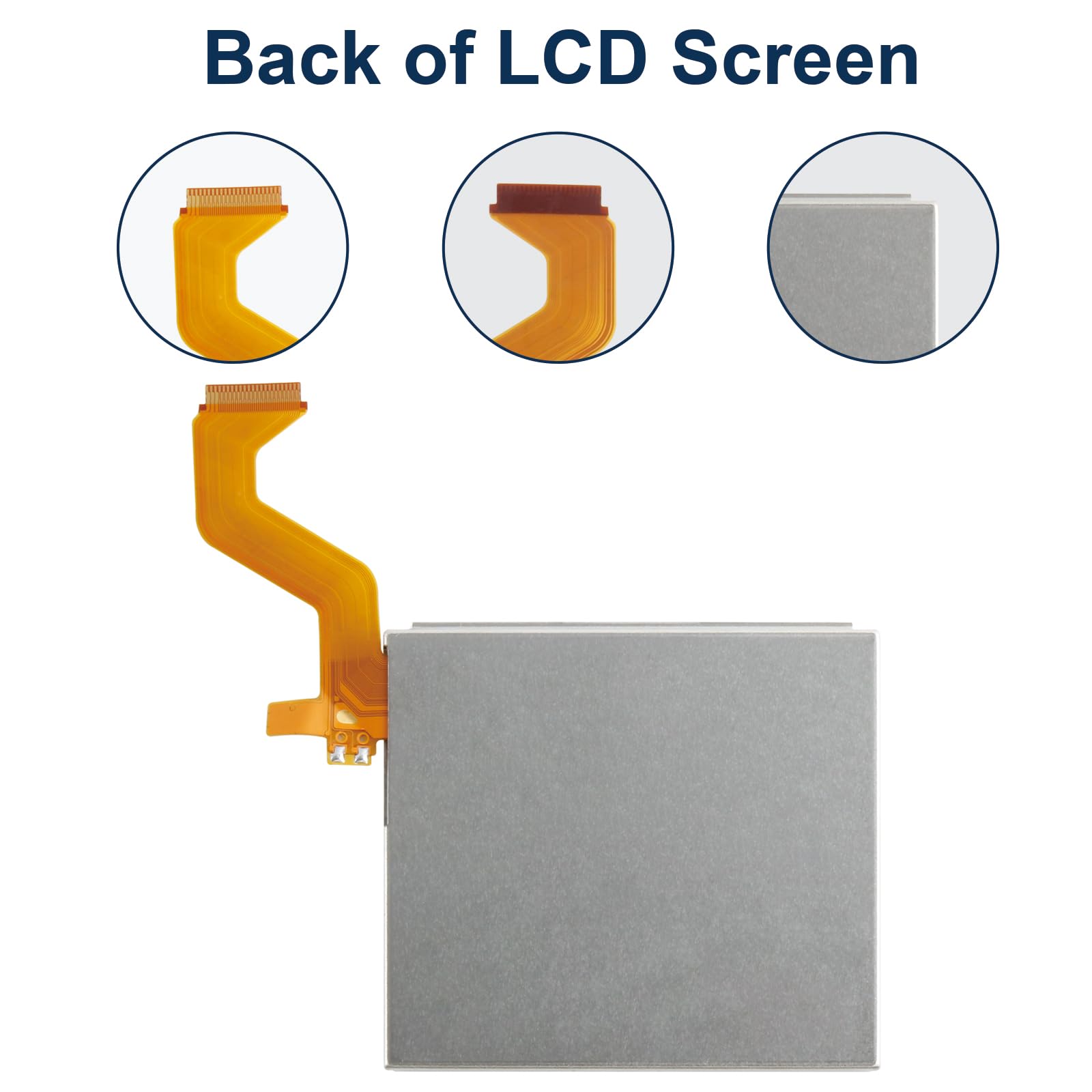per NDSL LCD Schermo per NDSL Sostituzione Schermo per NDSL LCD Display LCD Glass Pannello con Riparazione Strumenti (Superiore Schermo, senza Touch Screen)
