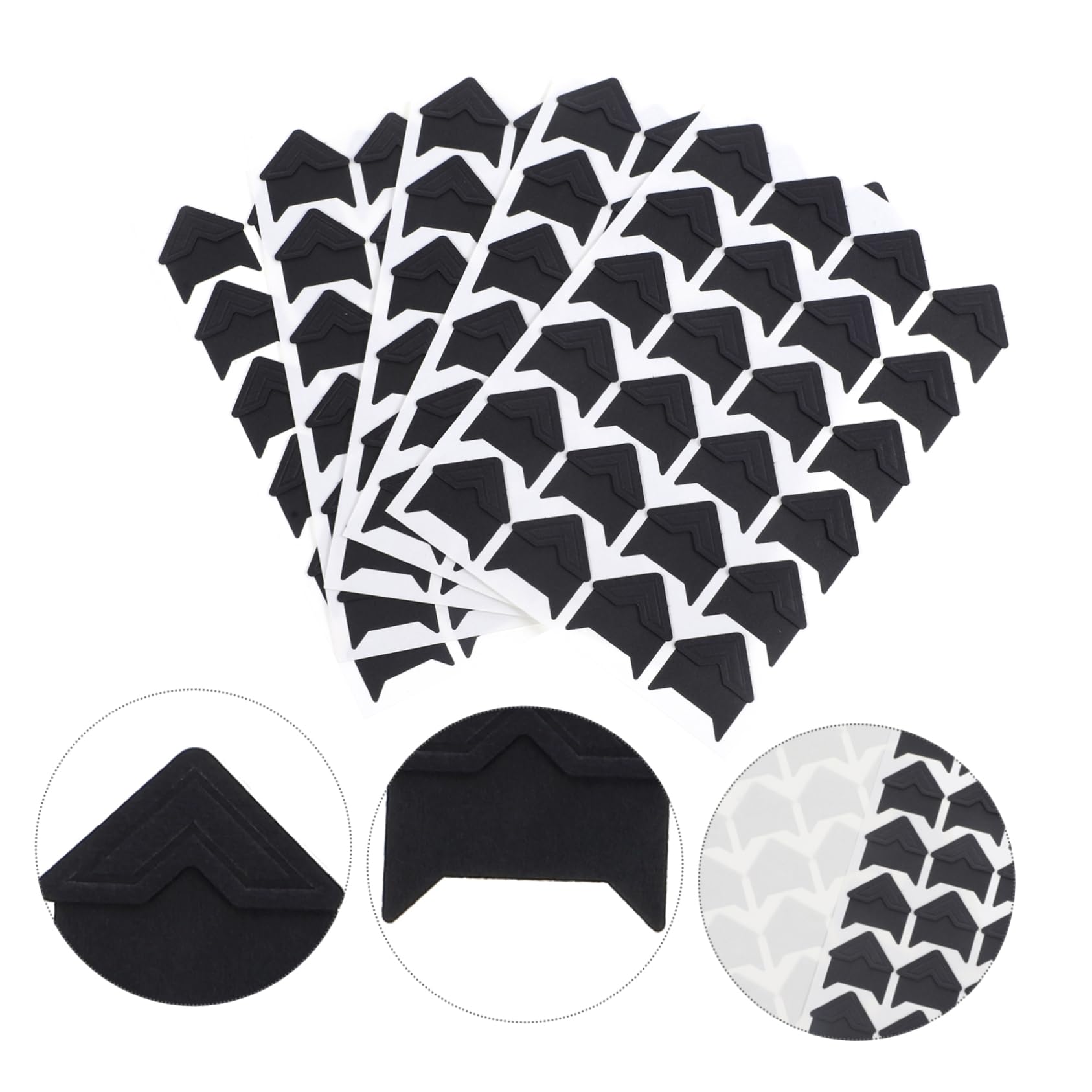 NUOBESTY 50fogli Angoli Autoadesivi per Album Fotografici Decorazioni per Scrapbooking e Progetti Fai Te Angoli per Conservare Le tue Foto Sicurezza