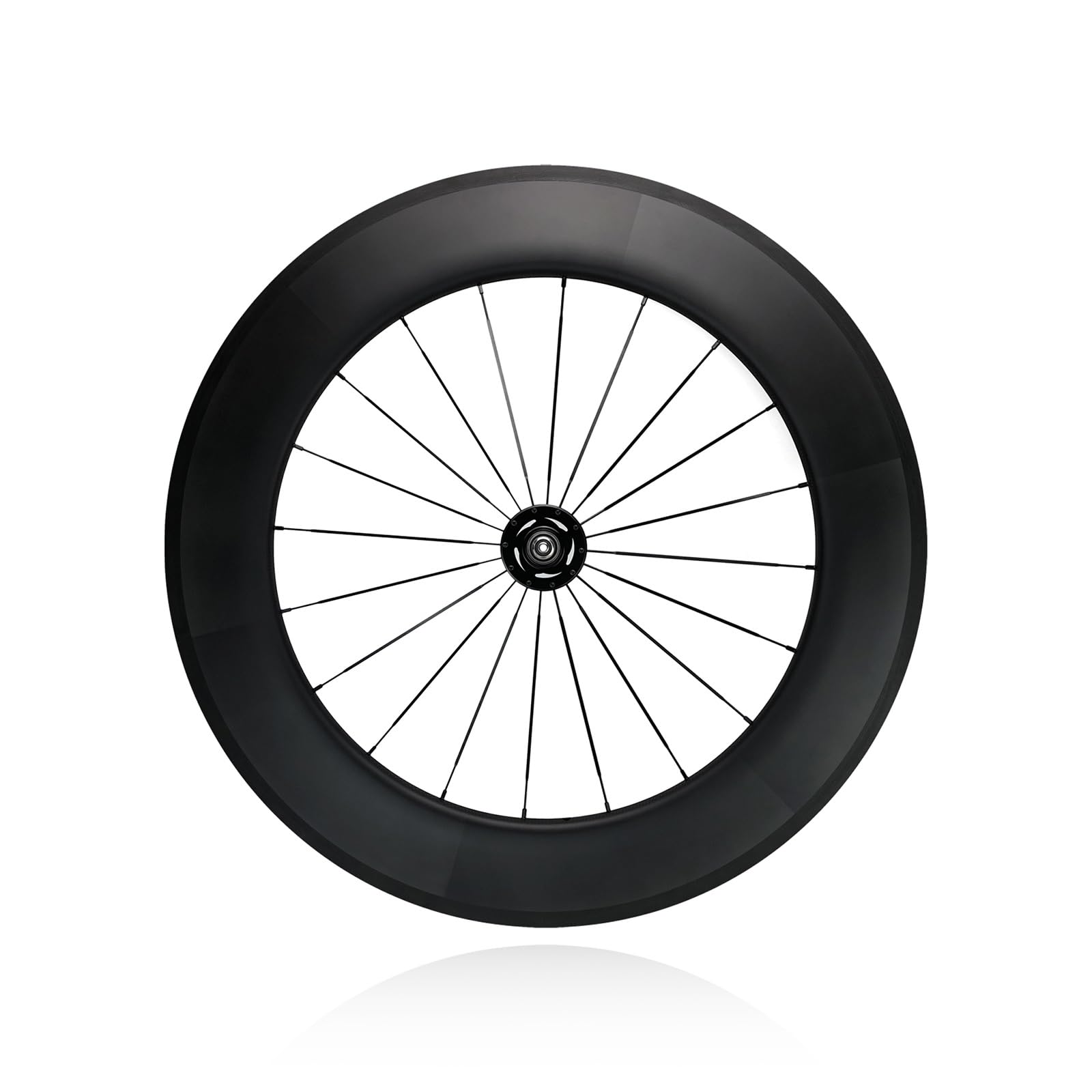 ZXGSXIOU Height 88mm Carbon Fiber Fixed Gear Bike Front Rear Wheels 700C Track Wheelset Solid Shaft 100/120MM Hubs For Signle Speed