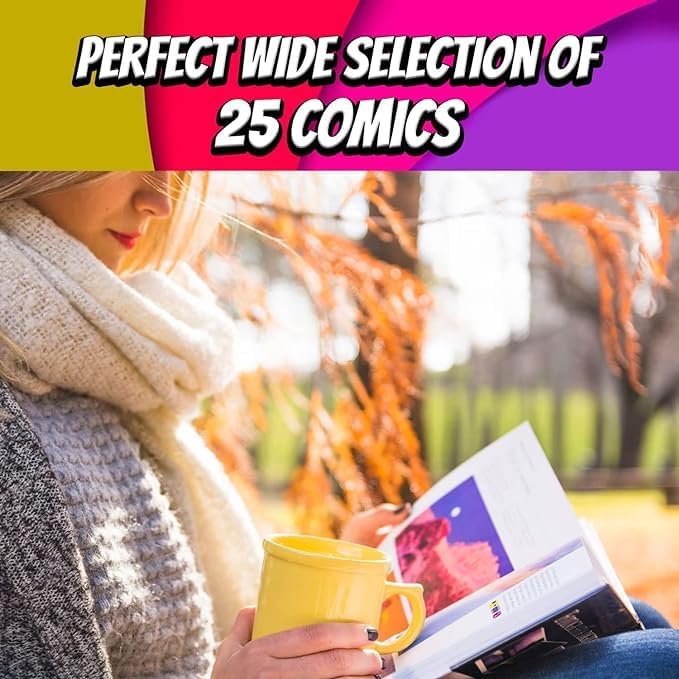 Miniatura 3 de Marvel Comics, DC Comics y Indie Comic Books dividen uniformemente la colección No Dupes 25 unidades Caja de regalo de cómics para adolescentes y