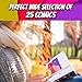 Marvel Comics, DC Comics & Indie Comic Books evenly split No Dupes Collection 25 Pack - Comic Book Gift Box for Teens and Adults - Great Mix of Comic Books