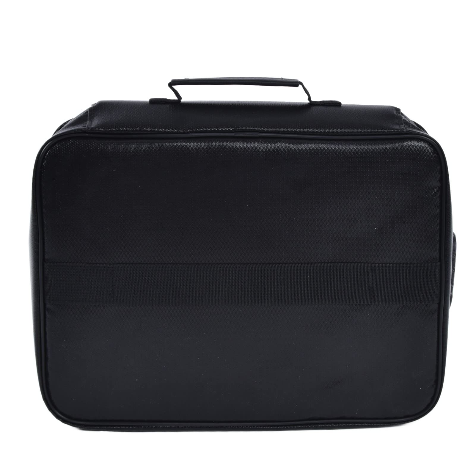 Sac à Documents Ignifuge, Pochette Portable pour fichiers, Organisateur sécurisé, boîte de Rangement de Grande capacité, étui avec Serrure (Noire)