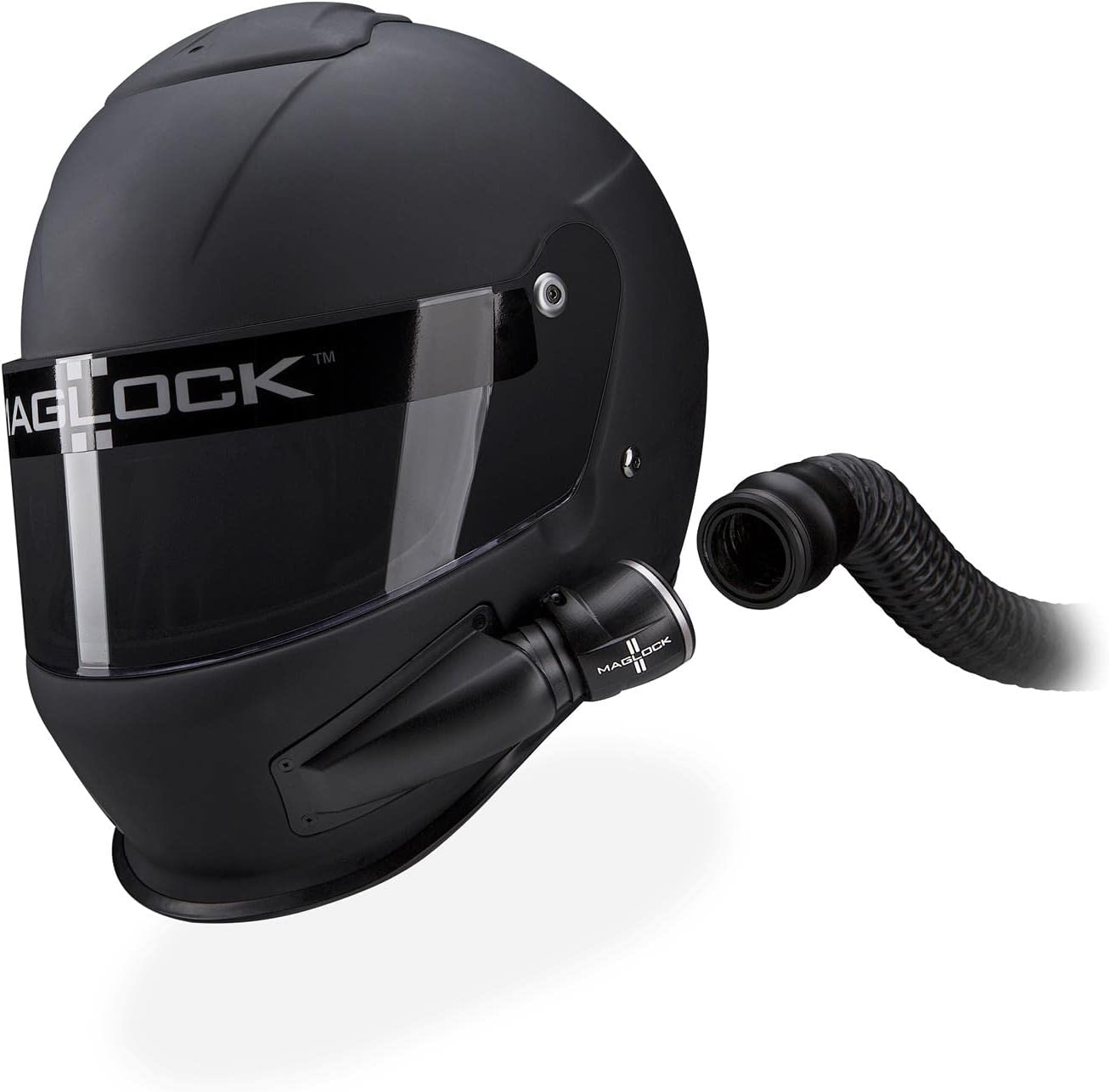 Maglock Magnetic Forced Air Helmet Connector with Safe Quick Connect and Detach for Professional & Hobby Racers (Helmet Connector Only)
