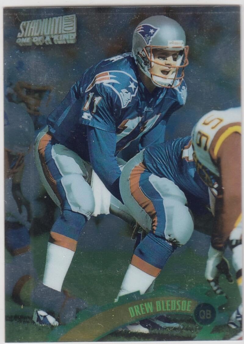 Football Trading Card 1999 Topps Stadium Club One of a Kind #75 Drew Bledsoe NM Near Mint /150 Patriots