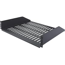 StarTech 2U Vented Server Rack Shelf, 16in, 44lb CABSHELFV2U-16-RACK