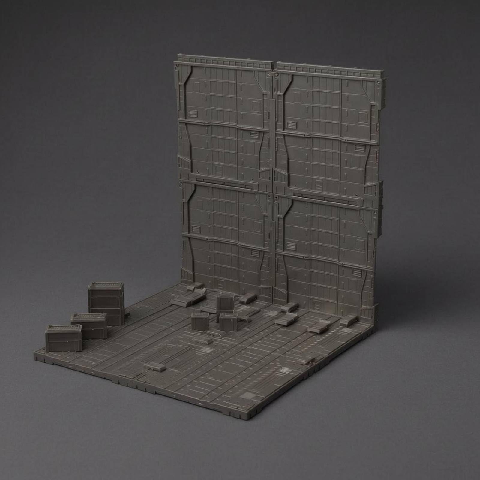 Baoblaze Base per Modellismo Action Figure Supporto Diorama Pannello Industriale Angolare Struttura Plastica Funzione Espositiva Adatto per Collezionisti Ambientazioni Creative, Vt-116-38