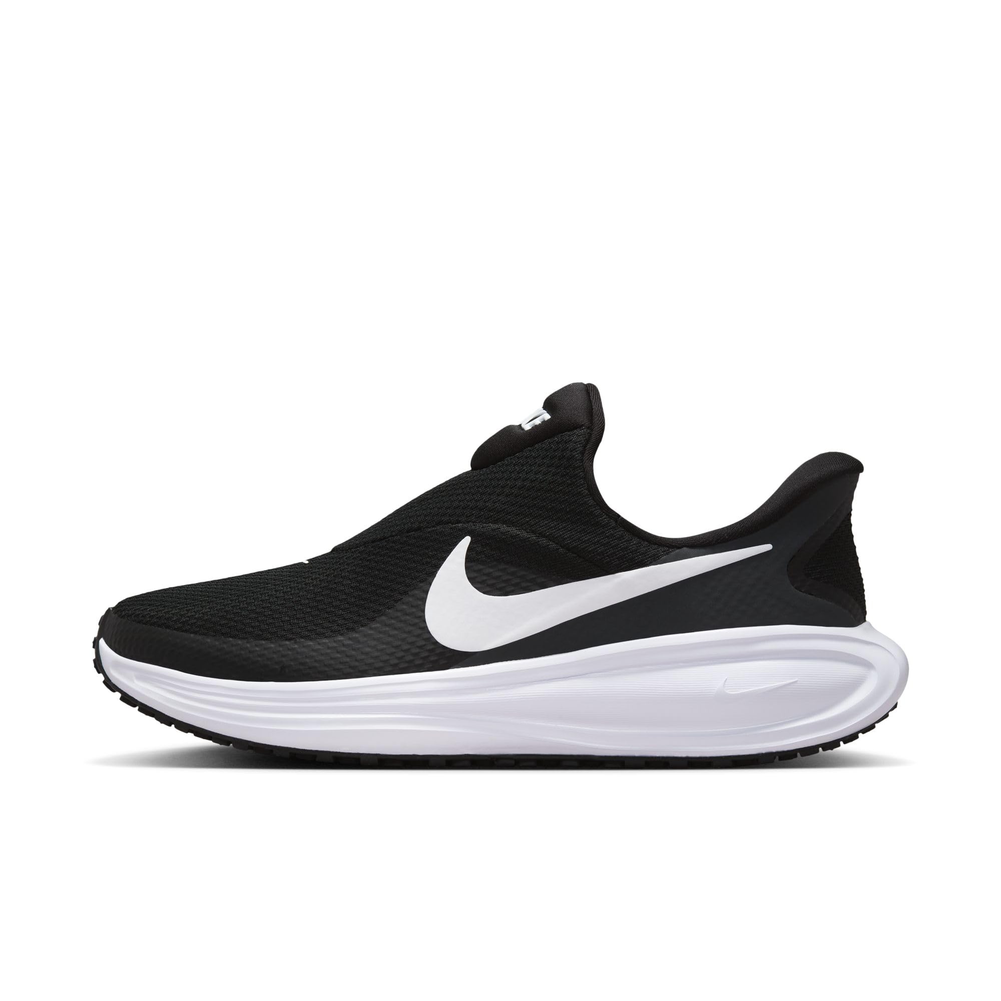 Nike Women's Revolution 8 Easyon Running Shoes, Black/White/Anthracite/Wolf Gr, 7.5