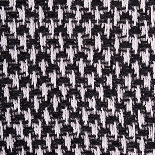Dii 100% Cotton Basket Weave Throw For Indoor/Outdoor Use Camping Bbq's Beaches Everyday Blanket, 50 X 60, Black #TOP3