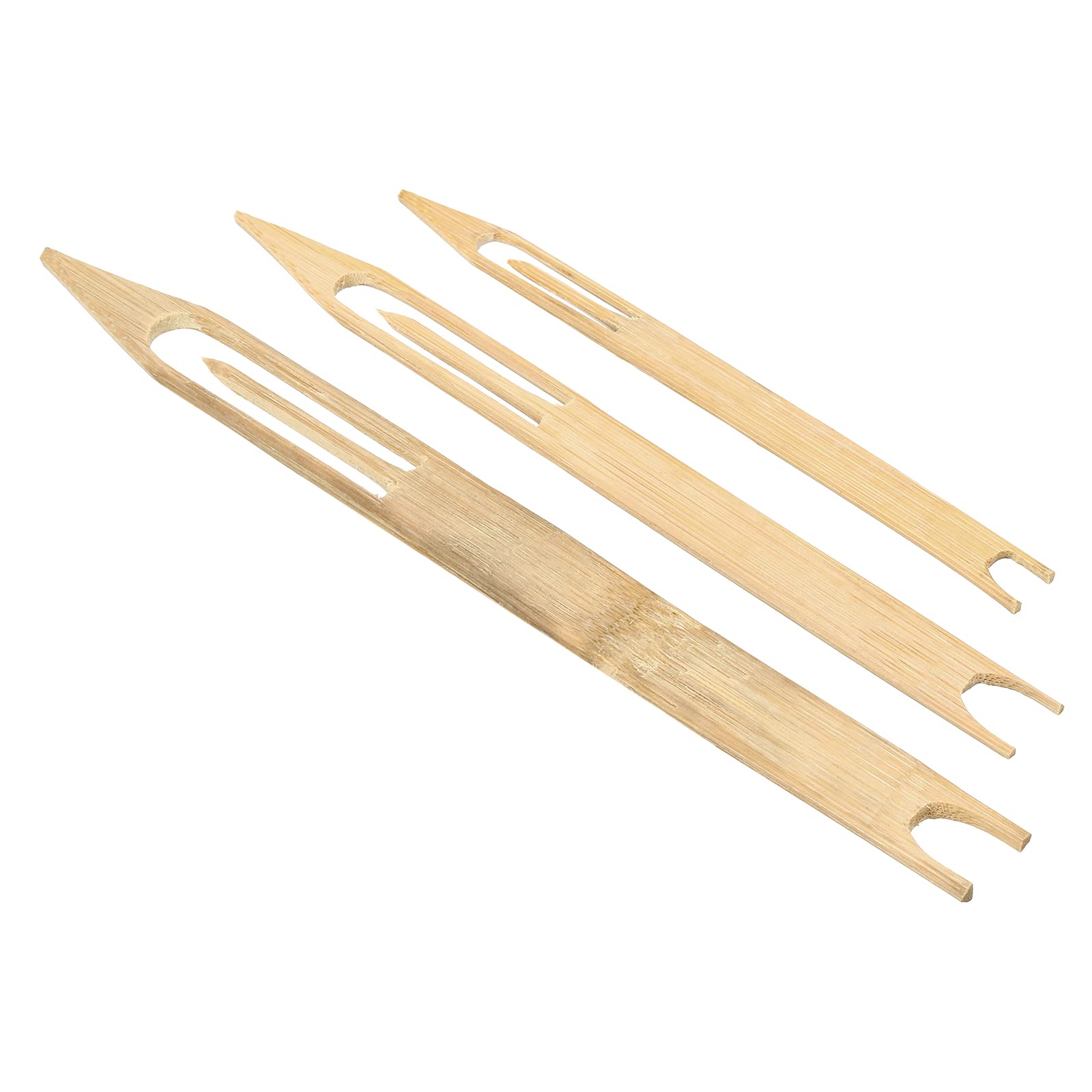 Kit De 3 Navettes En Bambou Pour Réparation De Filets - Tailles 1#, 3#, 5#, Outil De Tissage Et Raccommodage Filet - 10