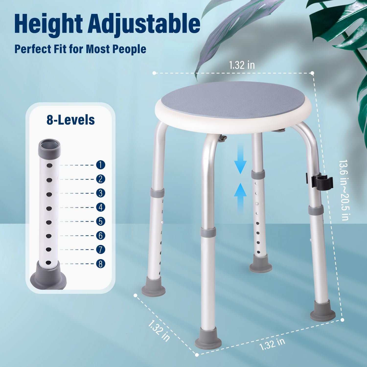 Sillas de bañera FSA/HSA para bañeras, asiento de baño ajustable, silla de ducha compatible con el baño, taburete para ancianos y discapacitados, silla de ducha para ducha interior