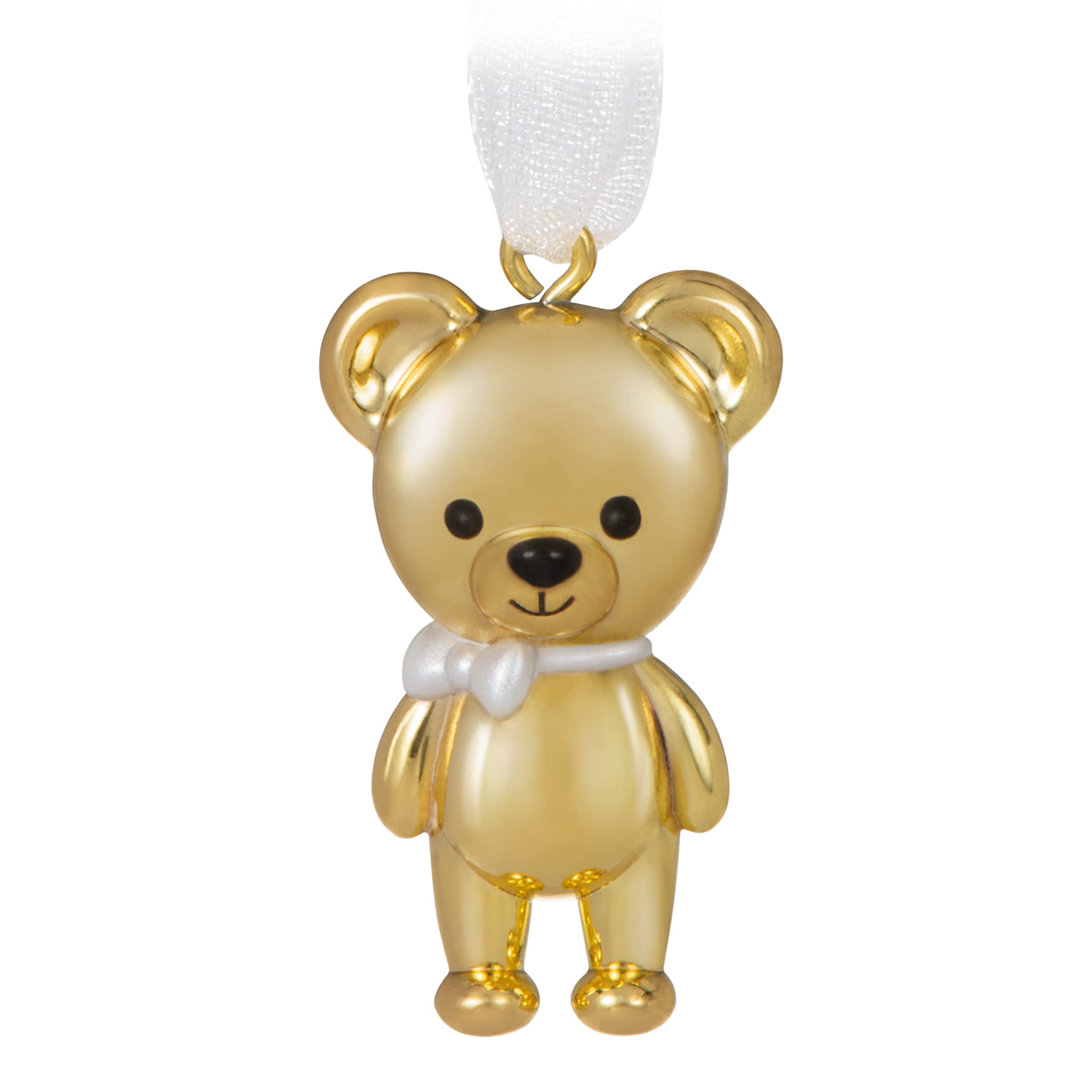 Hallmark Keepsake1" Miniature Christmas Ornament 2022, Bitty Bear, Metal