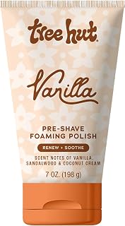 Vanilla Shave Prep Polish, Exfoliating & Smoothing Formula to Soften Skin and Prep for a Close, Comfortable, Hydrating Shave Care, 6 fl oz