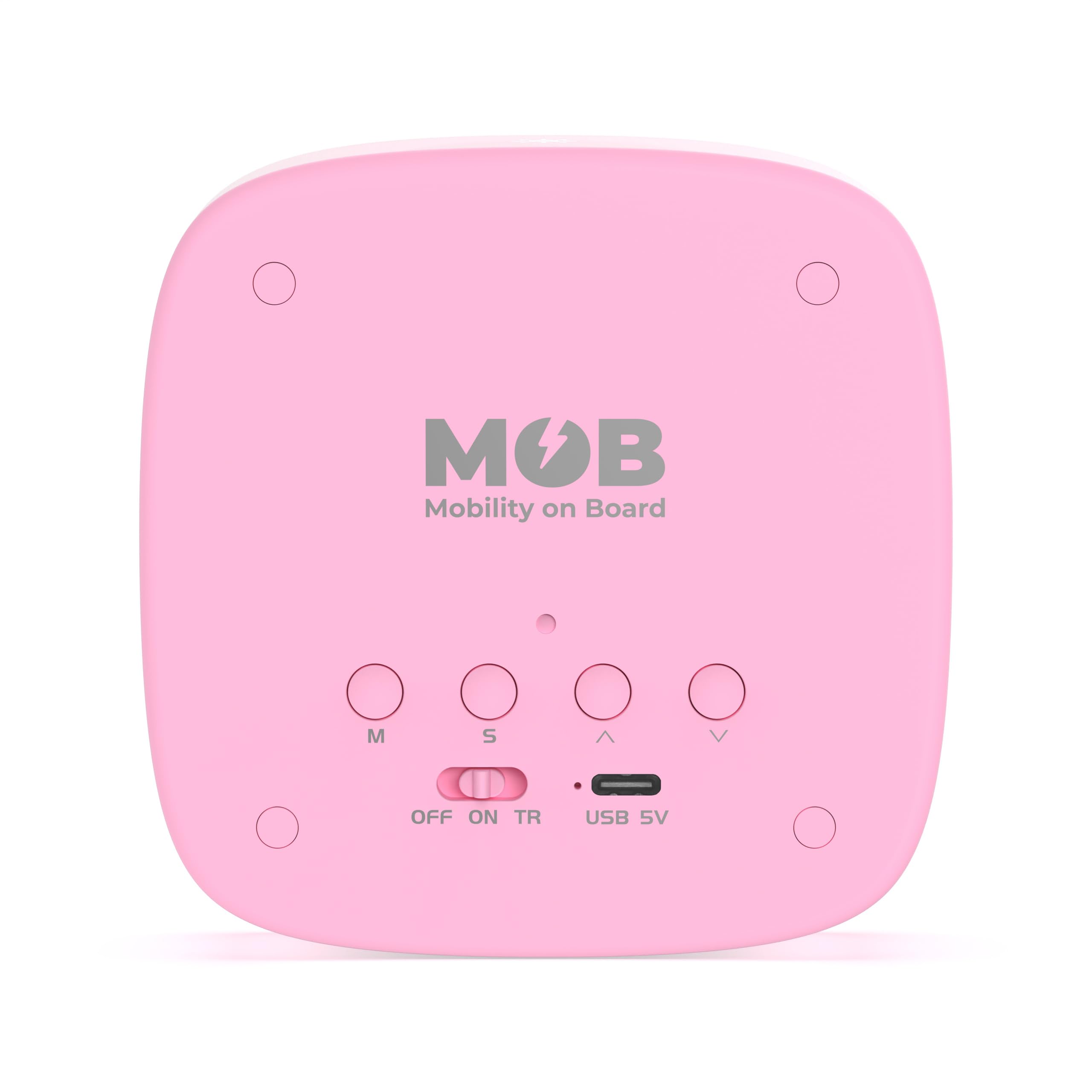 MOB – MOBILITY ON BOARD Mob Billy Clock and Light – Marshmallow, Rosa