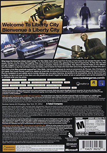 Grand Theft Auto IV [GTA IV] - Xbox 360
