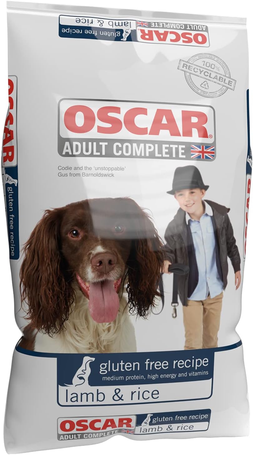 OSCAR Adult Lamb & Rice 15kg Complete Dry Dog Food