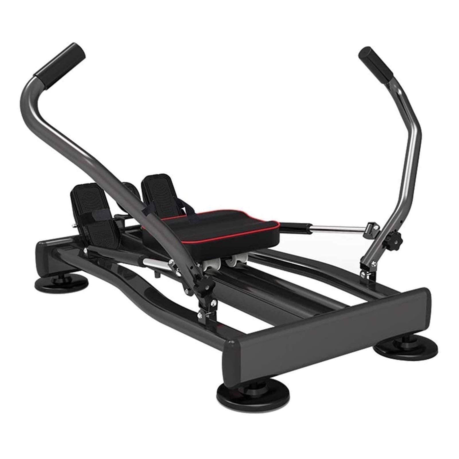 Rameur Multifonction hydraulique Domestique, rameur de Fitness réglable, équipement d'exercice de Fitness à Rotation de 360 degrés, entraînement Cardio et Musculation