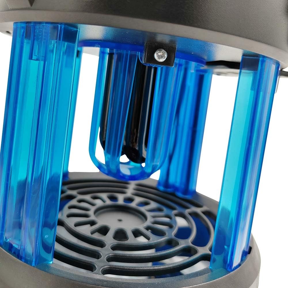 TERRE JARDIN Lampe piège à moustiques et Insectes Volants LED Bleue 50 m²
