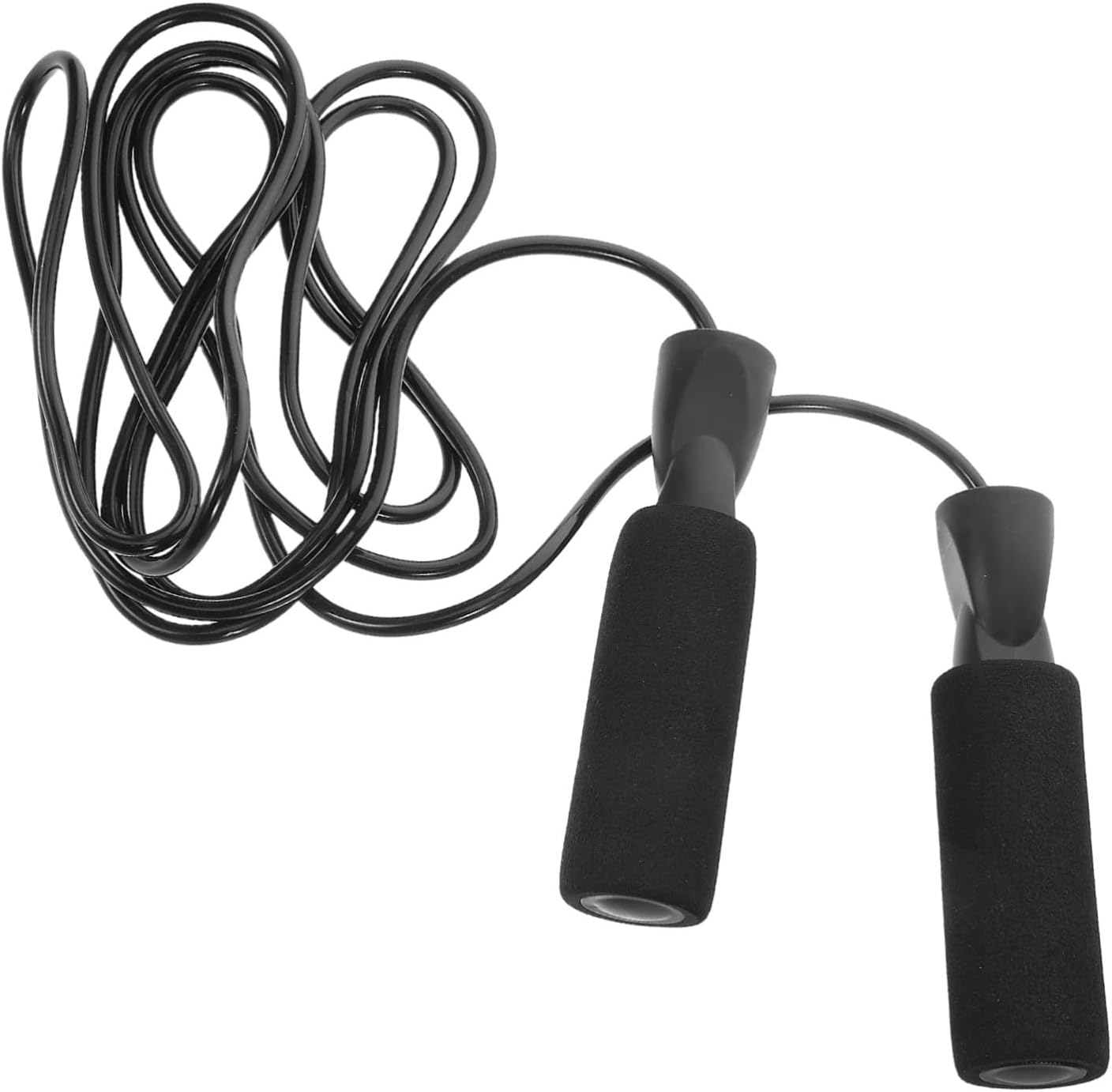 Smooth Bearing Jump Rope for Workout Family Fitness Exercise Tool for All Ages Lightweight Coated Skipping Rope for Coordination Agility Cardiovascular Conditioning