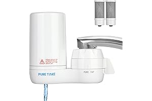 380-Gallon Water Filter for Kitchen Sink Faucet with Carbon Filter Replacement Cartridge