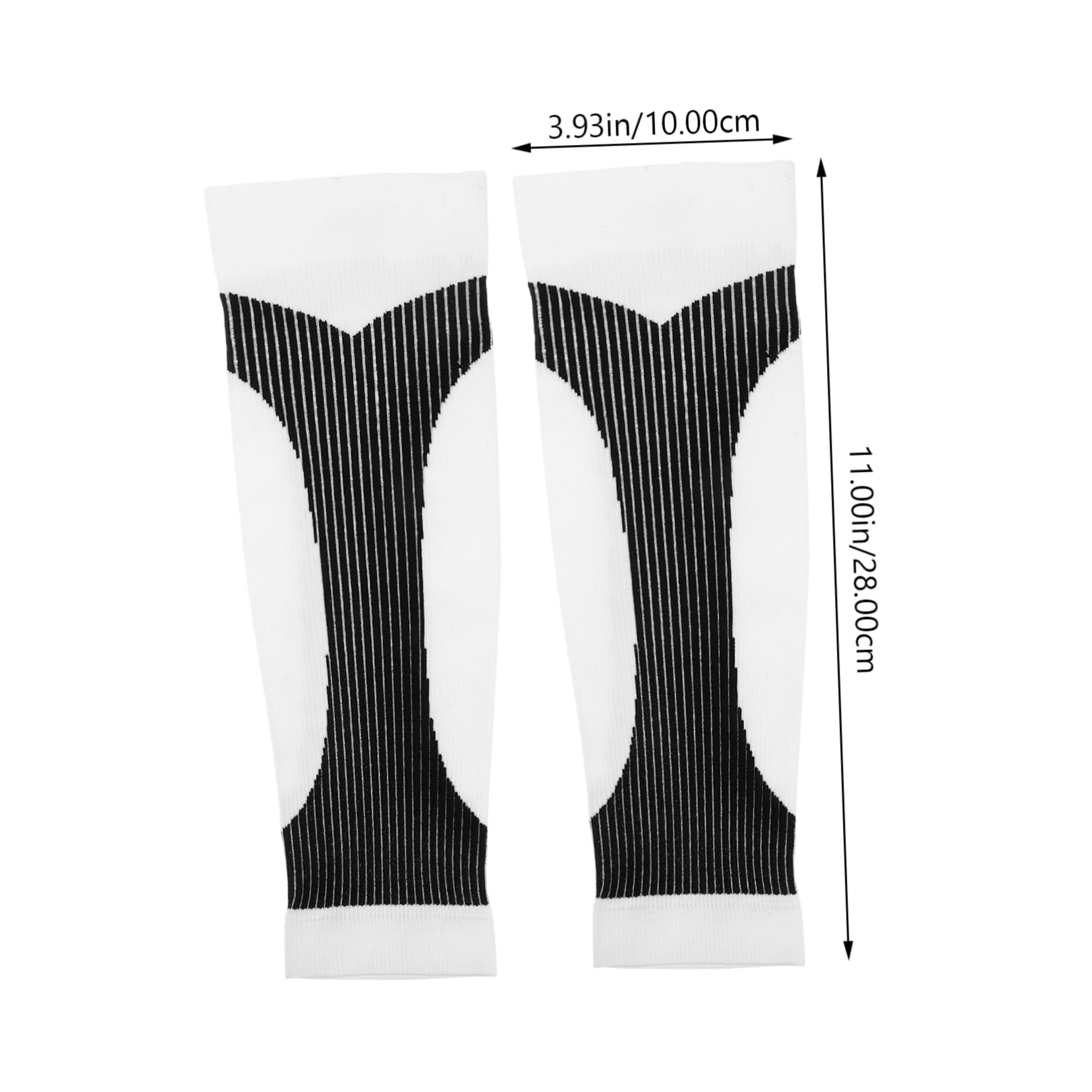 WOFASHPURET 2Pcs Breathable Calf Compression Sleeves for Sports Elastic Sports Socks for Running Hiking Football Training Lightweight Comfortable Durable Calf Protectors